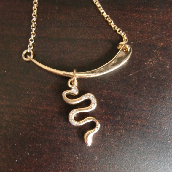 NWOT ALM SOHO Rare Snake Necklace and Bracelet Set - Picture 1 of 3